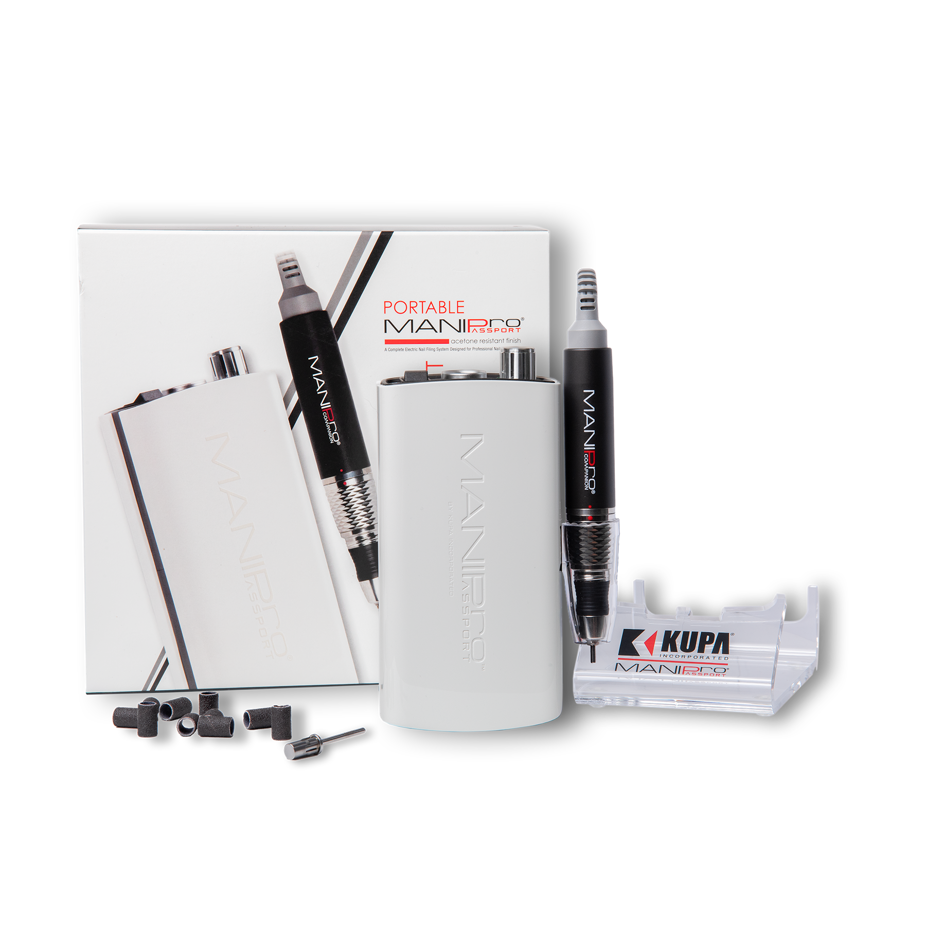 kupa-manipro-passport-complete-white-fraiseuse-lectrique-portable-avec-pi-ce-mai image 1