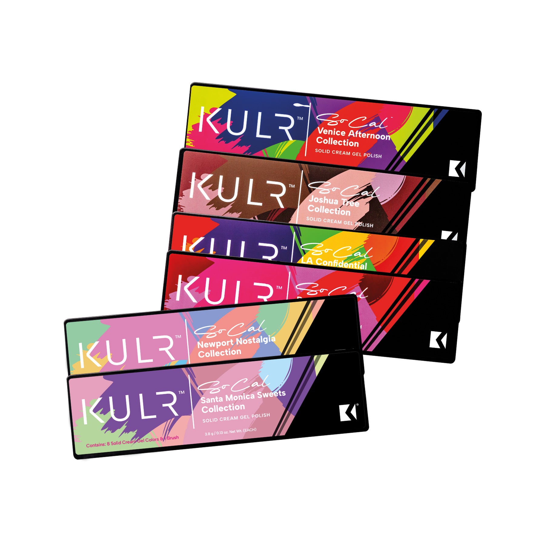 kupa-kulr-solid-cream-gel-bundle-6-palettes-socal-collection-48-couleurs-gel-cr- image 2
