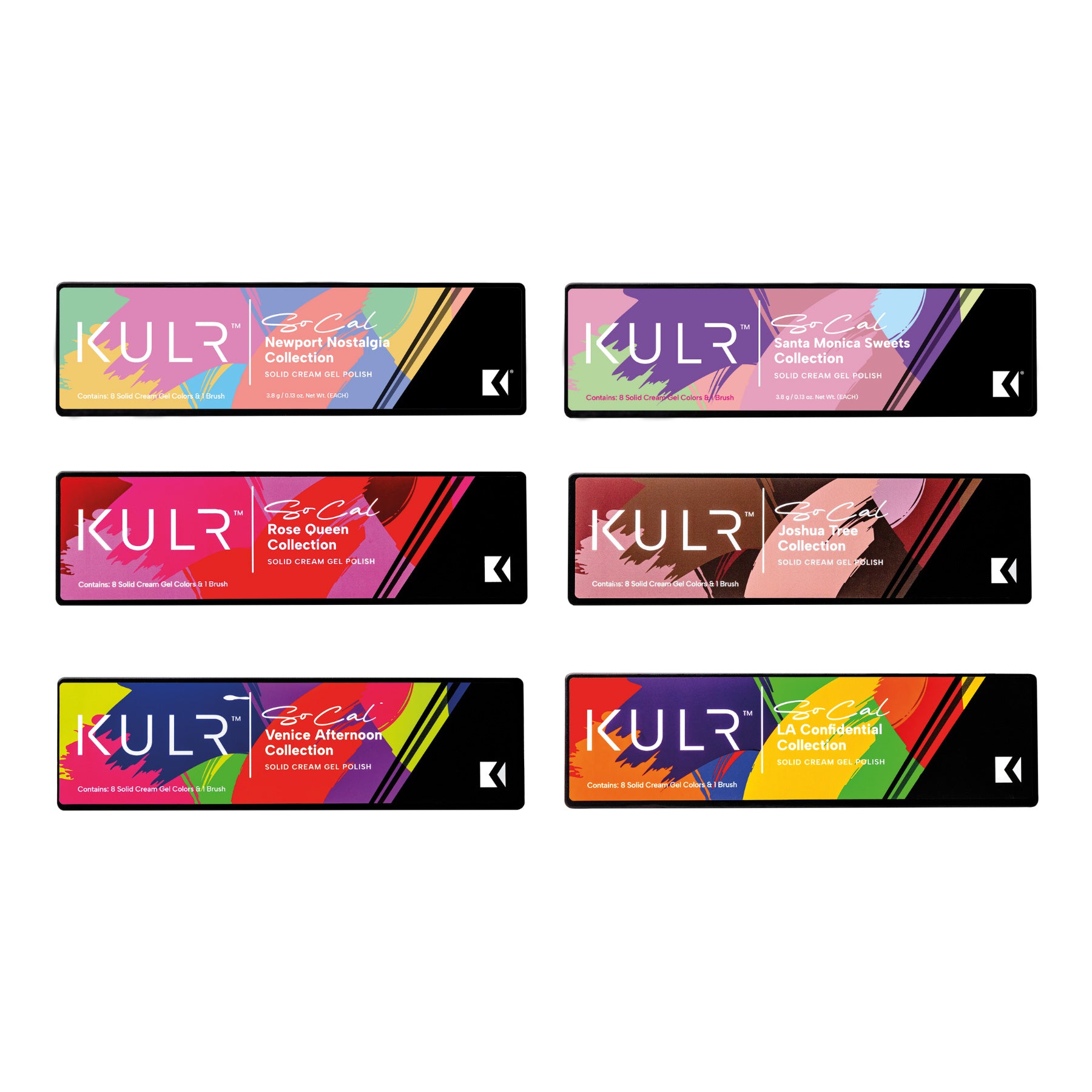 kupa-kulr-solid-cream-gel-bundle-6-palettes-socal-collection-48-couleurs-gel-cr- image 3