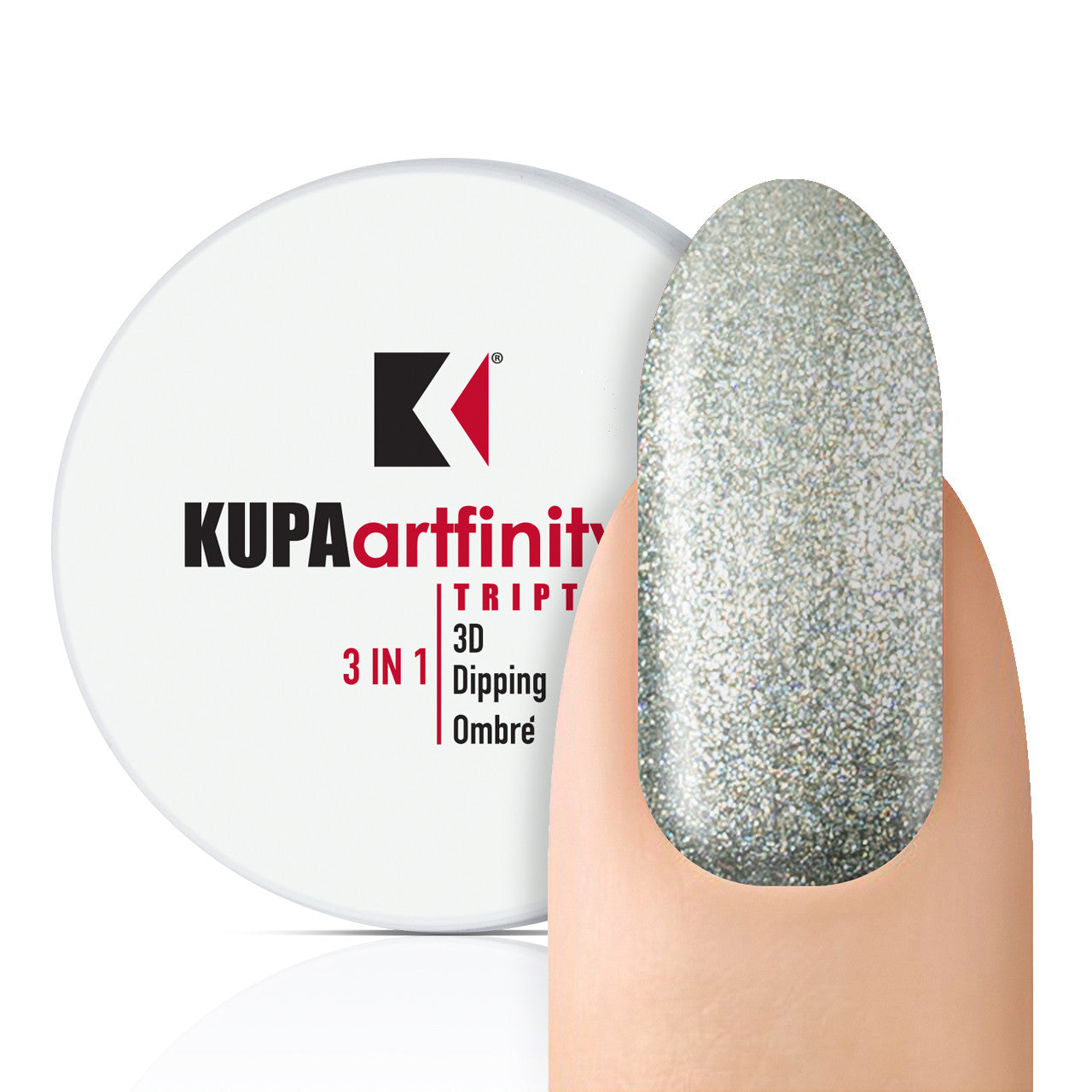 kupa-artfinity-triptych-madame-bejeweled-poudre-acrylique-color-e-m-tallis-e-nac image 1