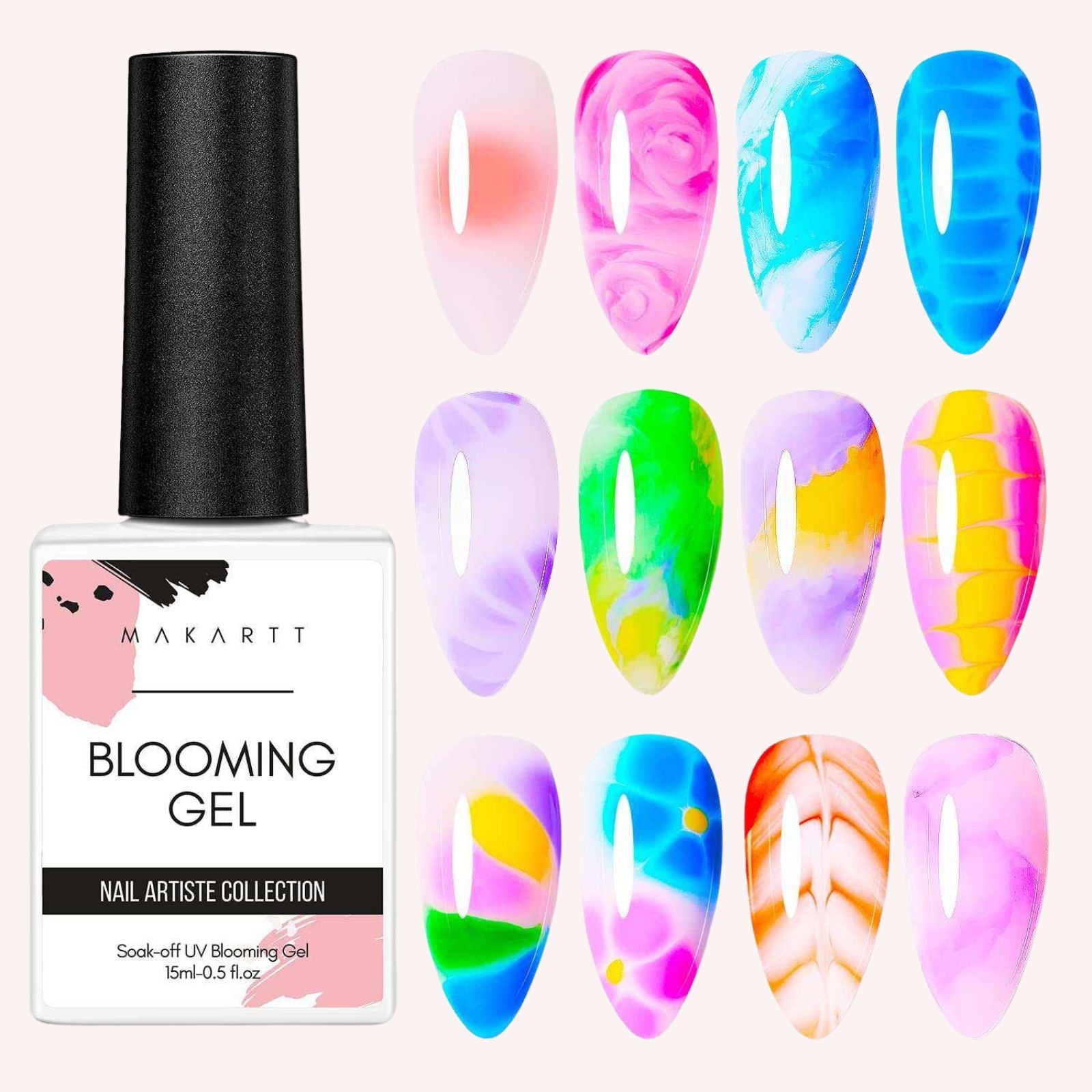 makartt-blooming-gel-polish-15ml-gel-effet-fleuri-aquarelle-pour-nail-art-marbre image 1
