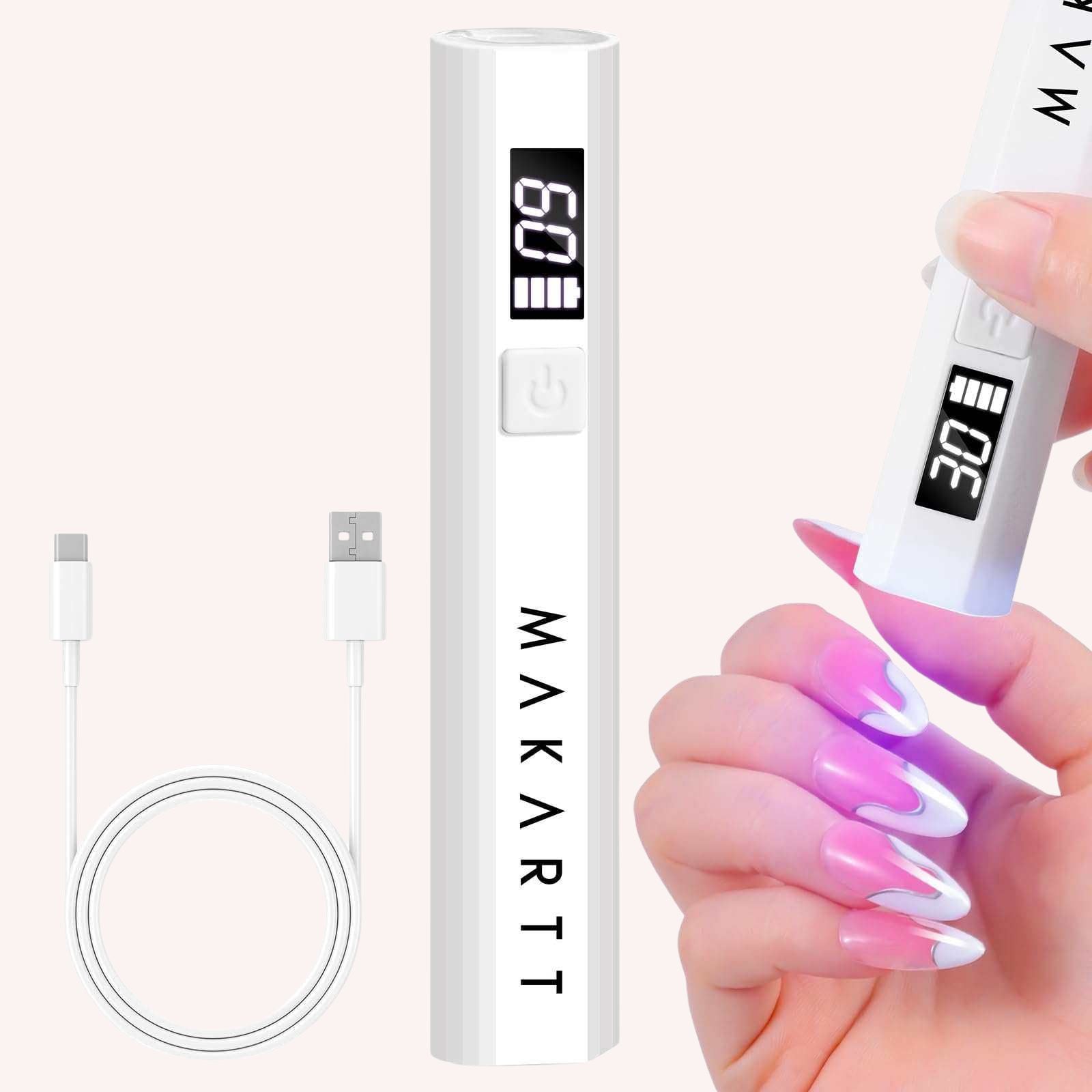 makartt-lampe-uv-led-de-curation-mini-portable-lampe-ongles-de-poche-sans-fil-po image 1