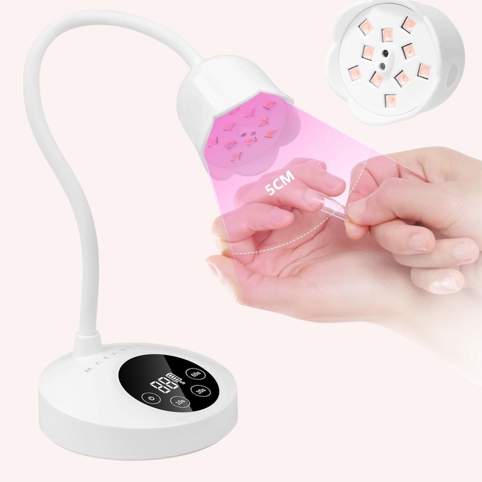 makartt-lotus-flower-lampe-uv-30w-pour-ongles-en-gel image 1