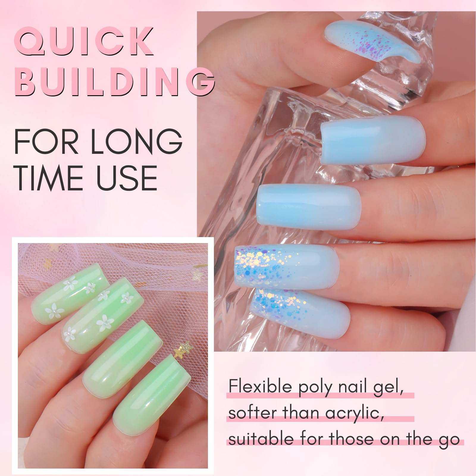 makartt-poly-nail-gel-set-2-tubes-30-ml-polygel-facile-pour-d-butantes image 2