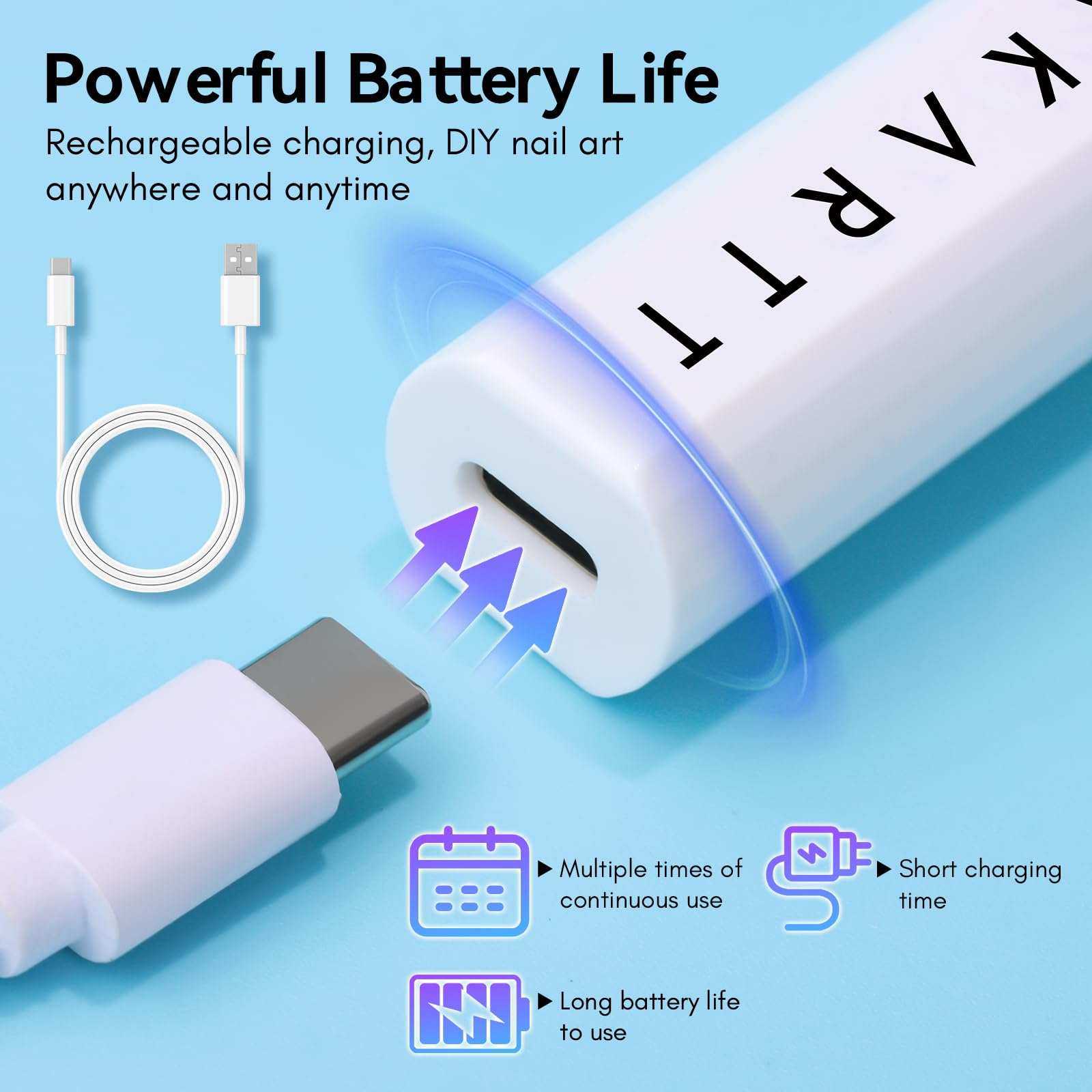 makartt-lampe-uv-led-de-curation-mini-portable-lampe-ongles-de-poche-sans-fil-po image 6