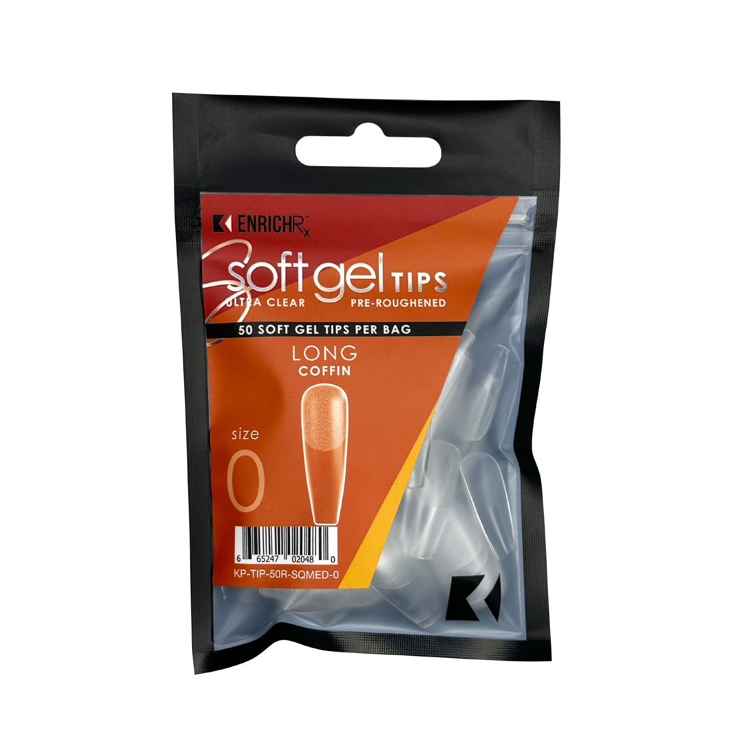 kupa-enrichrx-soft-gel-tips-coffin-long-pr-riss-es-ultra-transparentes-recharge- image 1