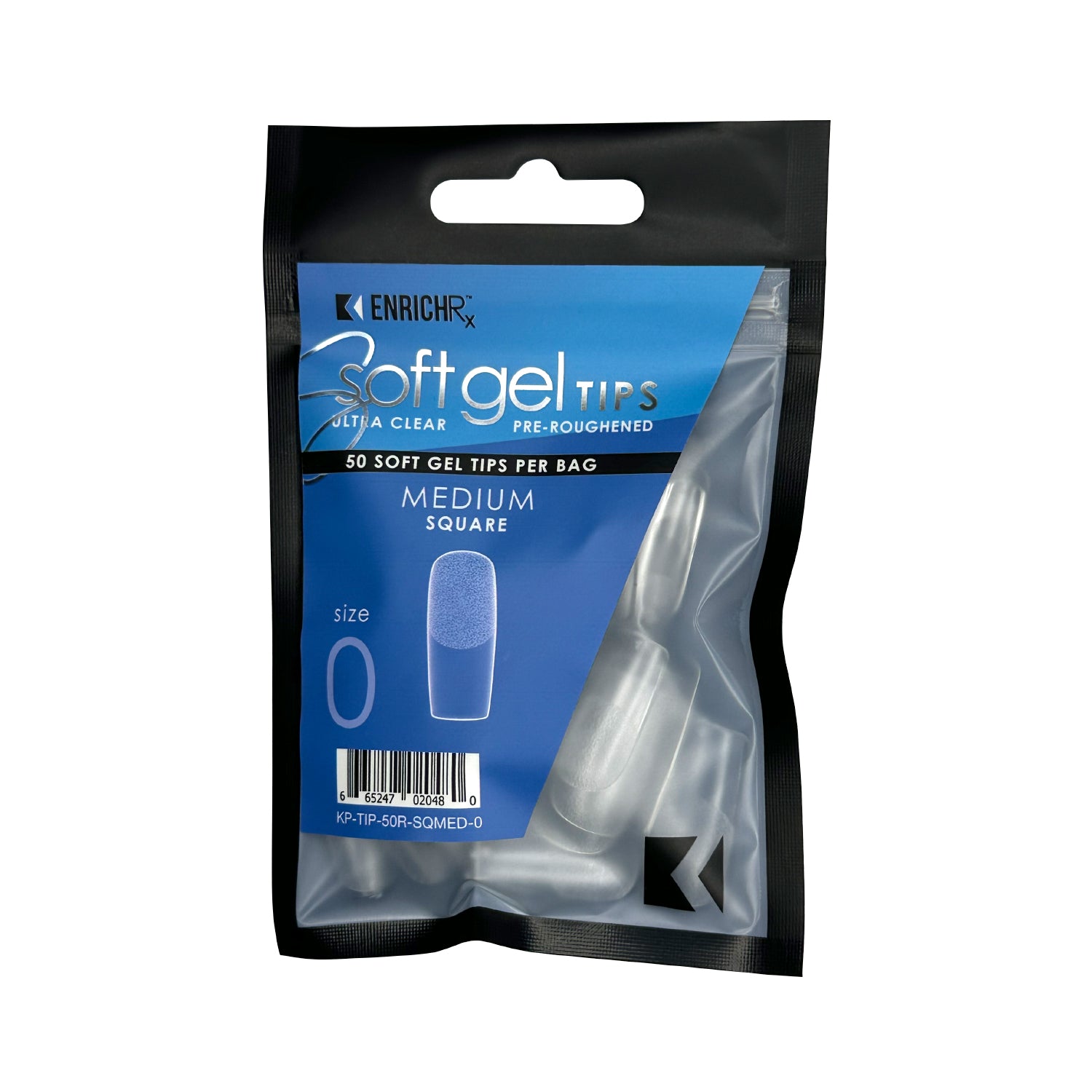 kupa-enrichrx-soft-gel-tips-capsules-gel-carr-es-square-medium-pr-rugueuses-ultr image 1