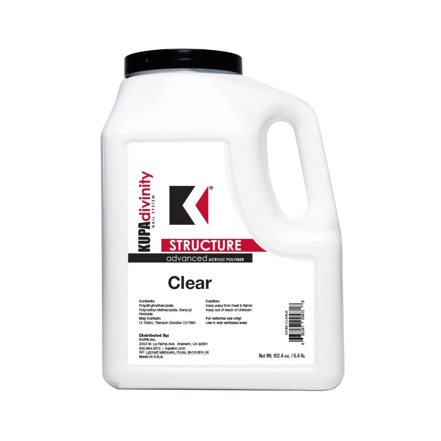 kupa-divinity-structure-poudre-acrylique-ultra-transparente-6-4-lb-format-salon image 1