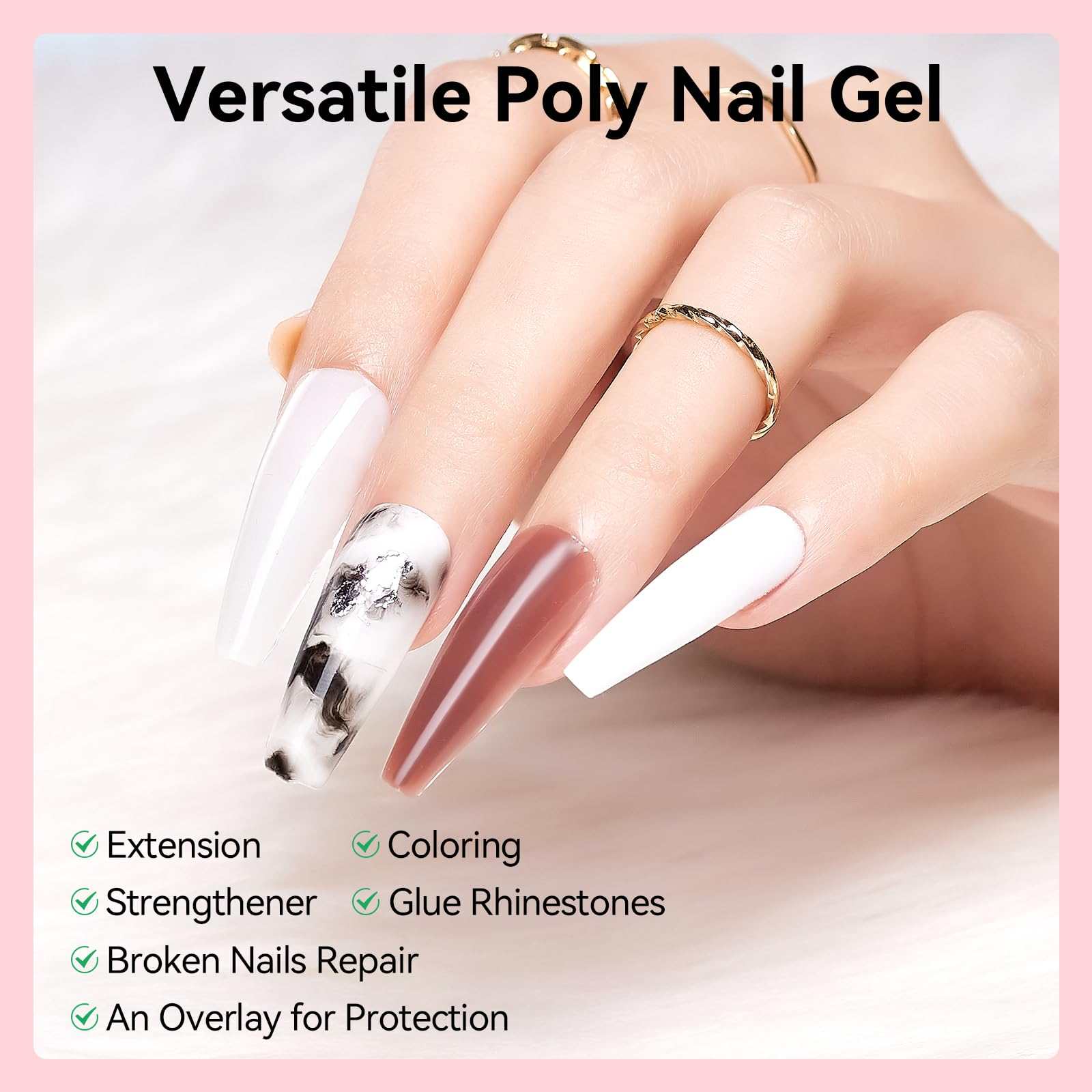 makartt-bare-nude-color-collection-kit-poly-gel-4-couleurs-15-ml-clear-dark-pink image 7