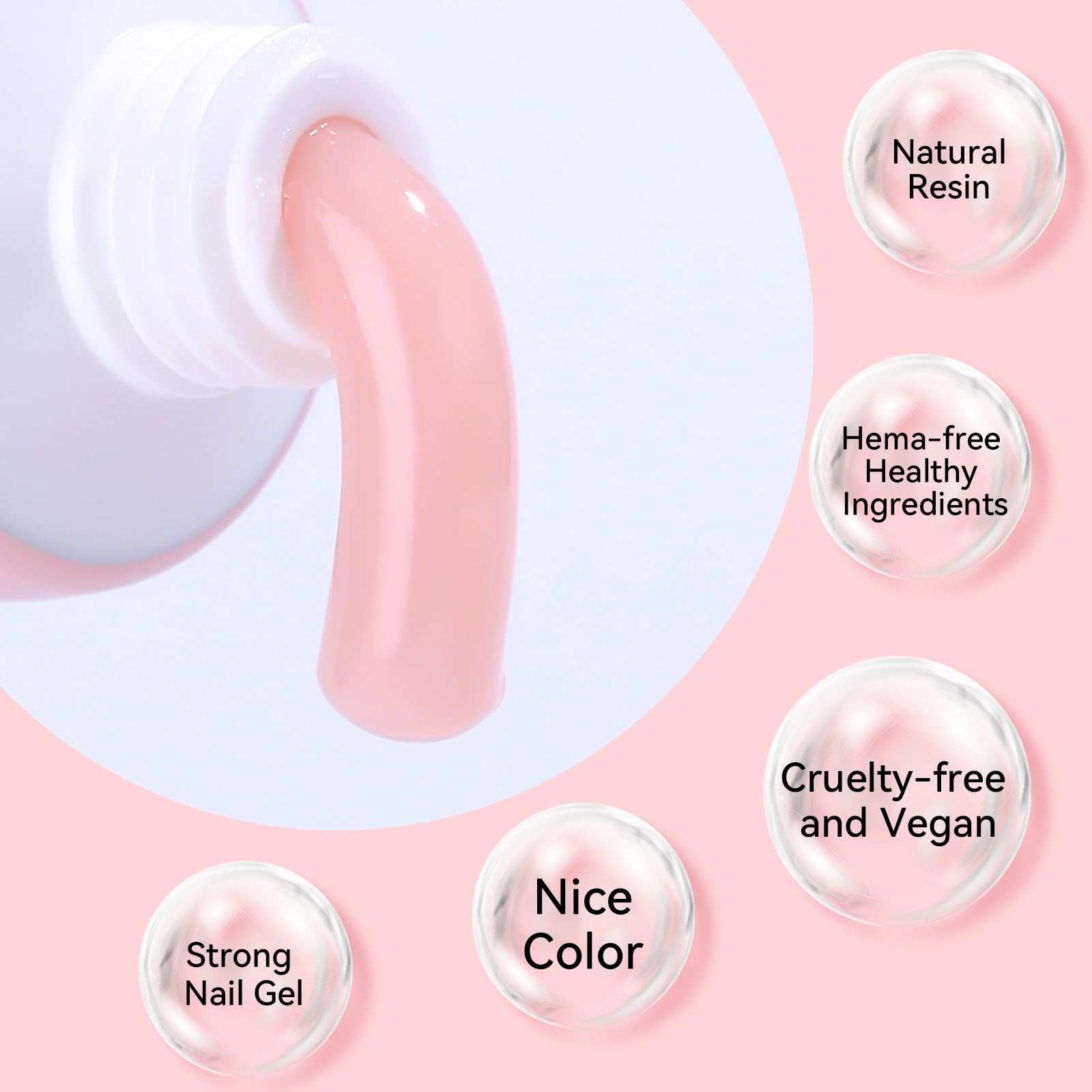 makartt-bare-nude-color-collection-kit-poly-gel-4-couleurs-15-ml-clear-dark-pink image 6